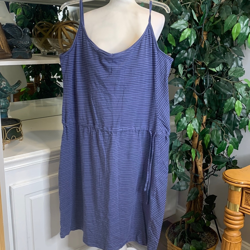 🆕NWT Womens Columbia Omni-Wick Striped Tank Dress, XL
